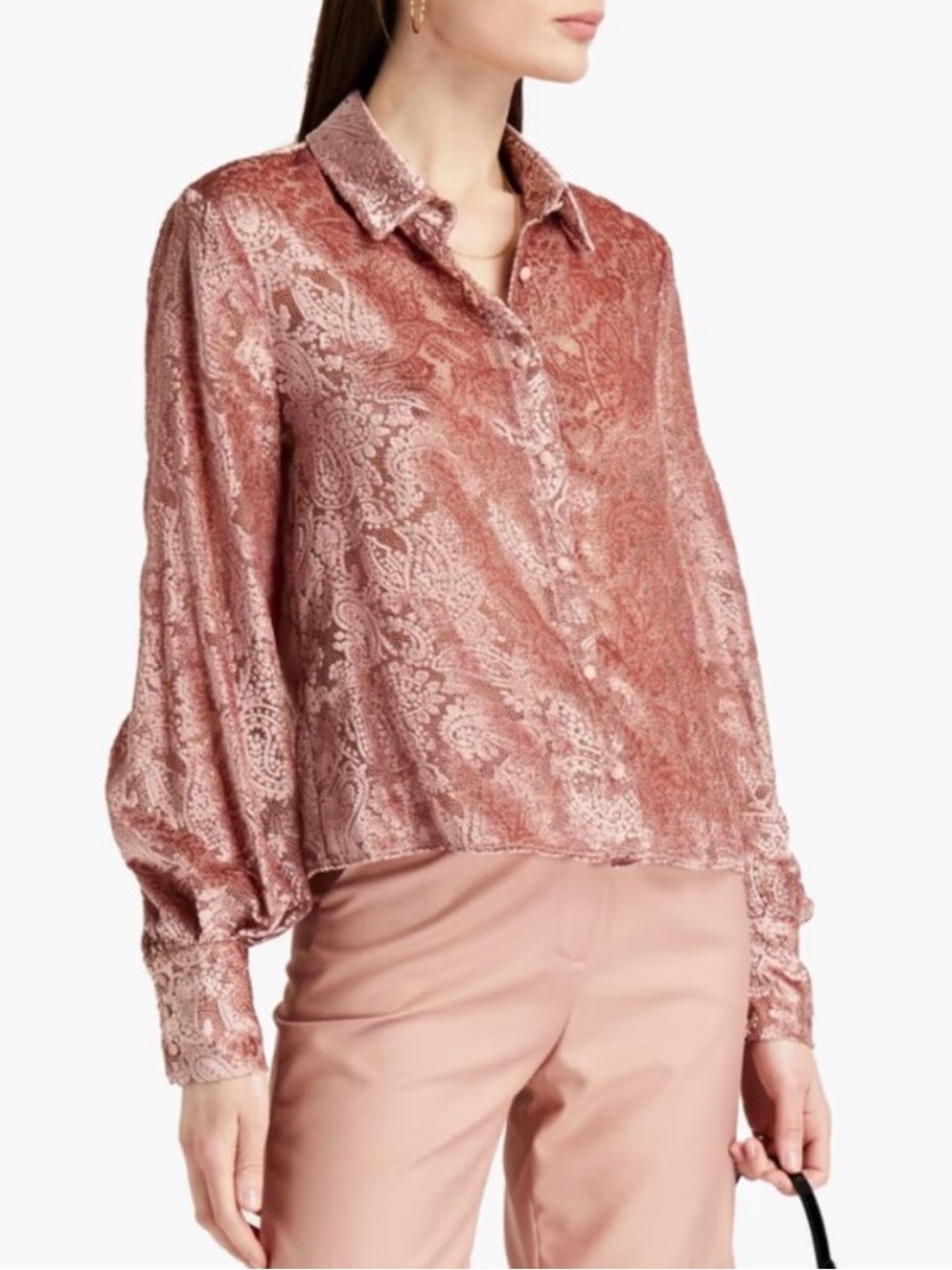 Alexis Kylie Velvet Blouse